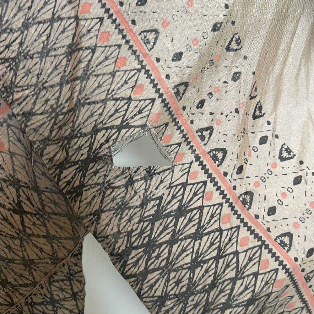 Rare Free People Merida Printed Maxi Dress in Ivory Combo - Picture 15 of 16